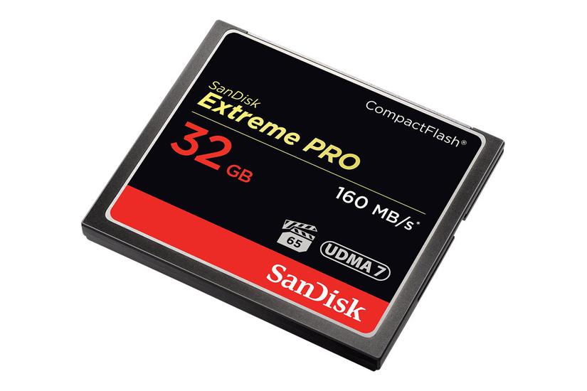 SanDisk Extreme Pro - flashhukommelseskort - 32 GB - CompactFlash IT og elektronik > Hardware > Lagring og backup > Flash Hukommelse > Flash Kort > CF Kort