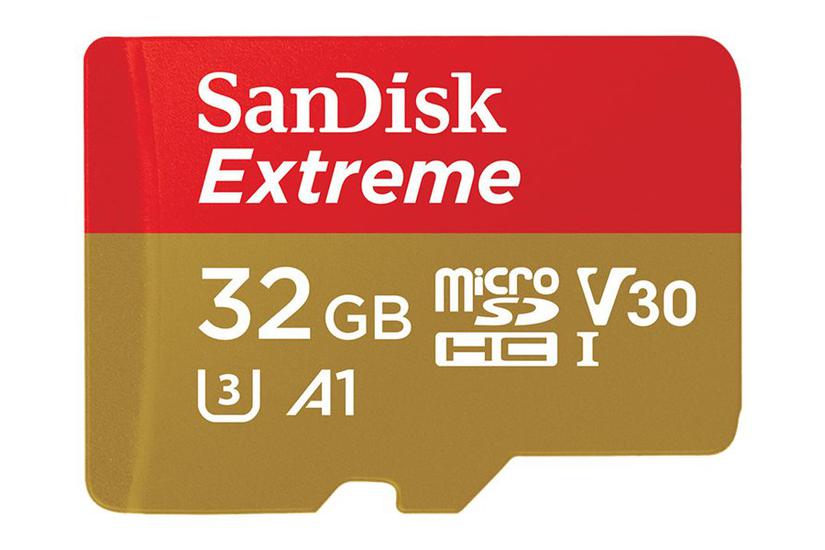 SanDisk Extreme - flashhukommelseskort - 32 GB - microSDHC UHS-I IT og elektronik > Hardware > Lagring og backup > Flash Hukommelse > Flash Kort > Micro-SD Kort