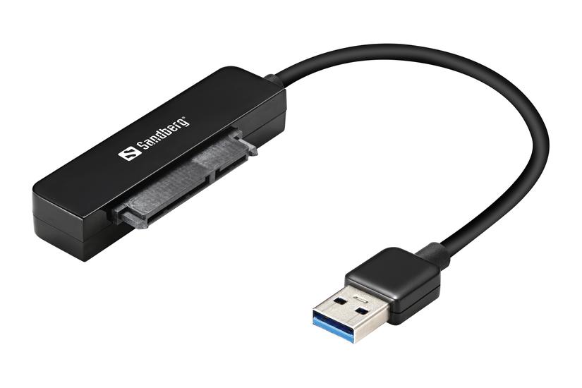 Sandberg USB 3.0 to SATA Link - lagringskontrol - SATA 6Gb/s - USB 3.0 IT og elektronik > Hardware > Lagring og backup > Harddisk Kabinet > Harddisk Docking