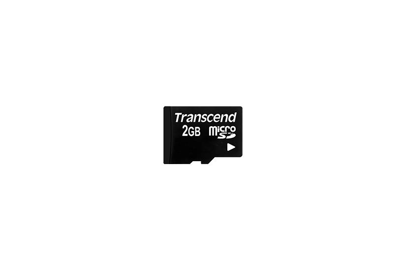Transcend - flashhukommelseskort - 2 GB - microSD IT og elektronik > Hardware > Lagring og backup > Flash Hukommelse > Flash Kort > Micro-SD Kort