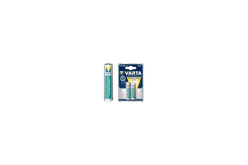 Varta Professional PhonePower batteri - 2 x AA type - NiMH IT og elektronik > Telefoni/GPS > Mobiltilbehør > Batterier og oplader til mobiltelefoner