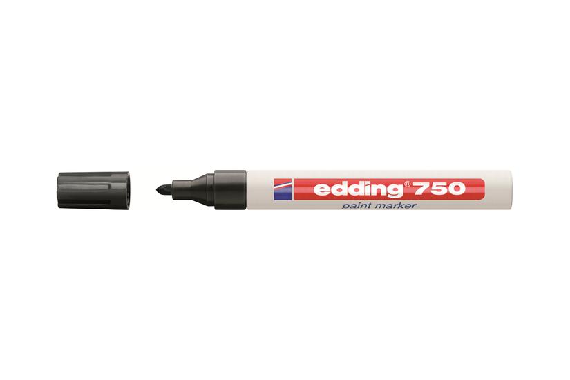 edding 750 paint - markør - sort Kontor > Skriveredskaber > Markører og highlightere > Permanente markere