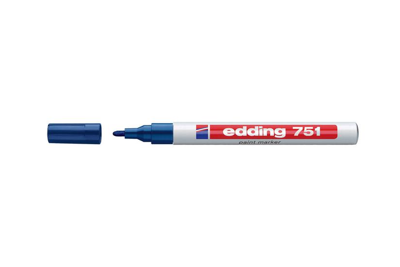 edding 751 paint - markør - blå Kontor > Skriveredskaber > Markører og highlightere > Permanente markere