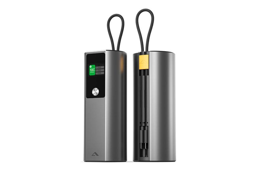 ALOGIC Ark Pro - powerbank - with USB charging and 50 cm detachable USB-C cable - 160 Watt - 27600 mAh - 99.36 Wh IT og elektronik > Hardware > Batterier > Powerbanks
