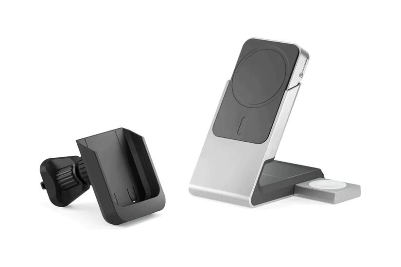 ALOGIC Matrix+ Flow trådløs opladningsstander - 3-i-1 + bilstrømsadapter - med trådløs opladnings powerbank - 30 Watt IT og elektronik > Telefoni/GPS > Mobiltilbehør > Batterier og oplader til mobiltelefoner
