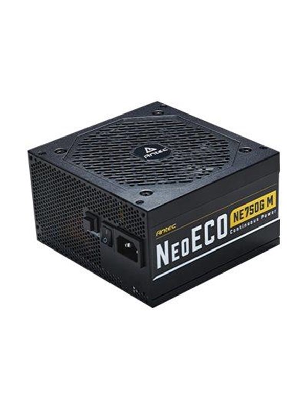 Antec NeoECO Gold Modular NE750G M Strømforsyning - 750 Watt - 120 mm - ATX 2.4 - 80 Plus Gold certified Stroemforsyning