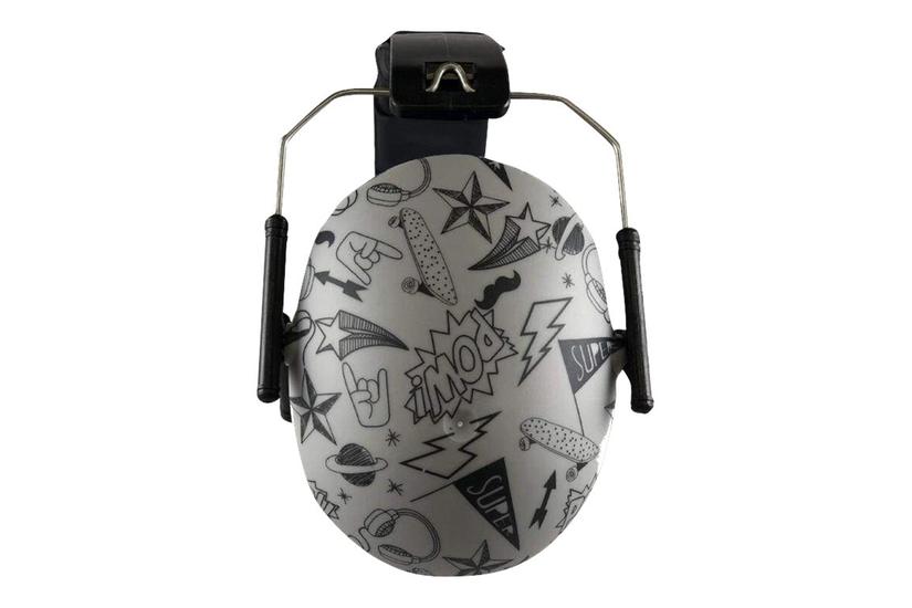 BanZ Kids Prints - ørevarmere - polyuretan-skum - graffiti doodle Hus og have > Arbejdstøj og sikkerhedsudstyr > Sikkerhedsudstyr > Høreværn