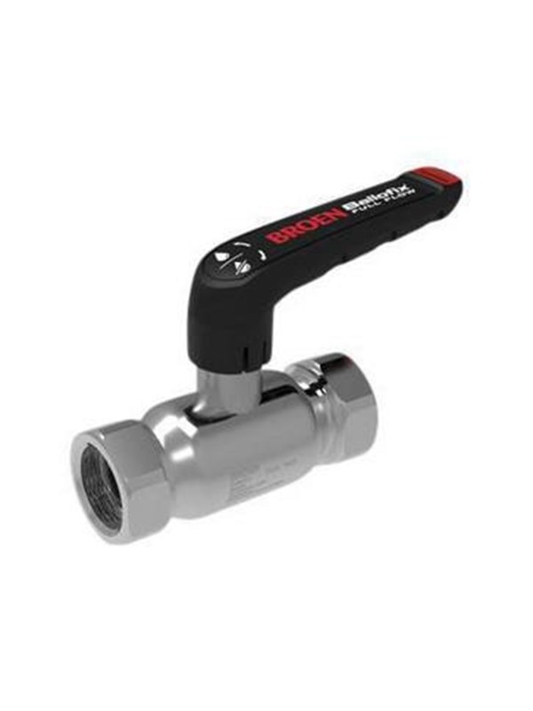 Broen ballofix® full flow kugleventil rustfri muffe/muffe 2 x 2 lav Fittings
