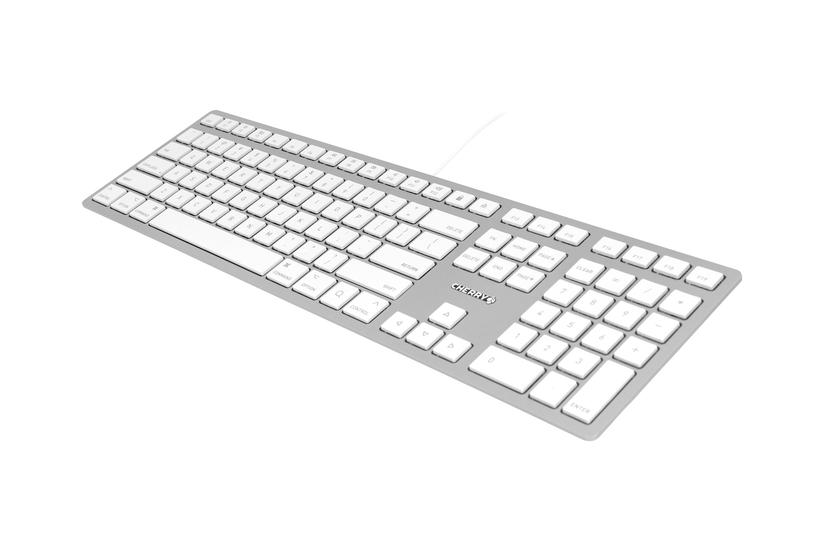 CHERRY KC 6000 SLIM FOR MAC - tastatur - USA - sølv Indgangsudstyr IT og elektronik > Hardware > Tastatur og mus > Tastaturer