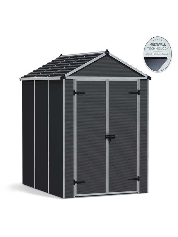 Canopia Shed Rubicon 4.2m2. Grey Palram Haveredskaber