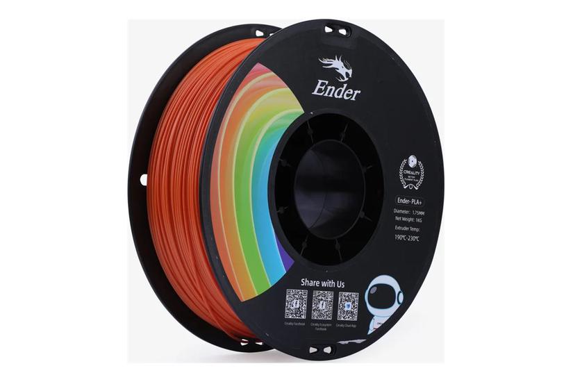 Creality3D Ender - orange - PLA+ filament IT og elektronik > Scan/Print > Diverse til scan og print > 3D Printer Consumables