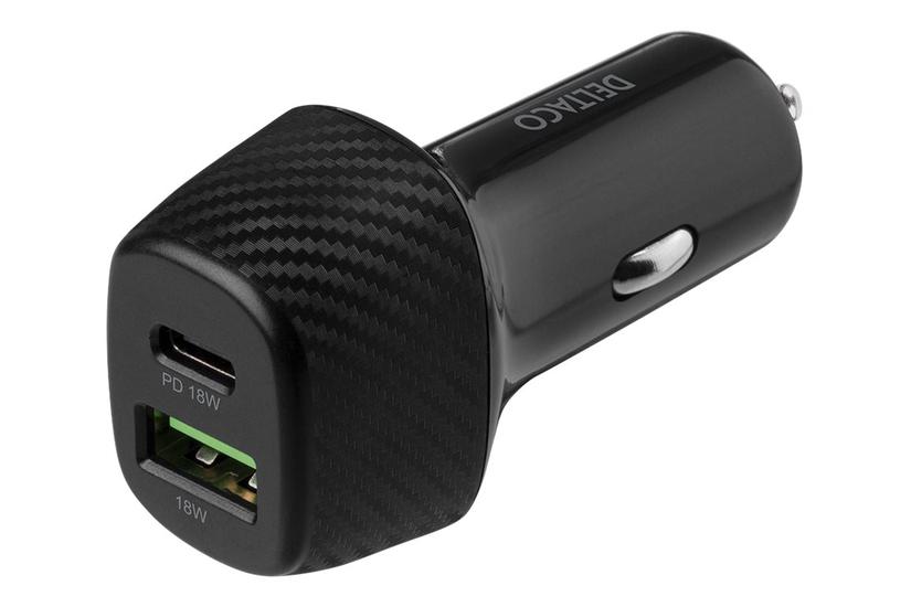 DELTACO Cigarstrømsadapter - USB