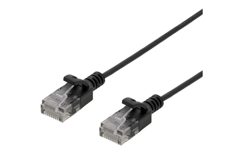 DELTACO patchkabel - 1.5 m - sort IT og elektronik > Netværk > Netværkskabler