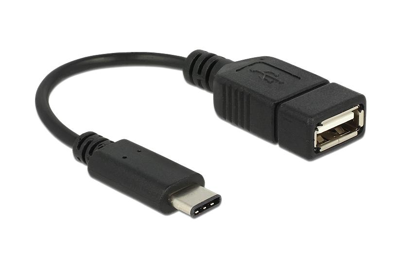 Delock - USB-C adapter - 24 pin USB-C til USB - 15 cm IT og elektronik > Hardware > Kabler > USB Kabler