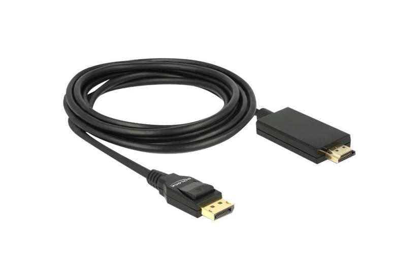 Delock adapterkabel - DisplayPort / HDMI - 3 m IT og elektronik > Hardware > Kabler > Video Kabler