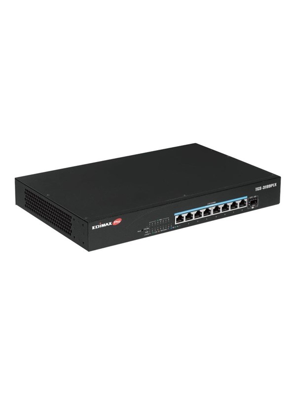Edimax Pro TGS-3109PLX - switch - web - 8 ports - smart - rack-mountable Switch