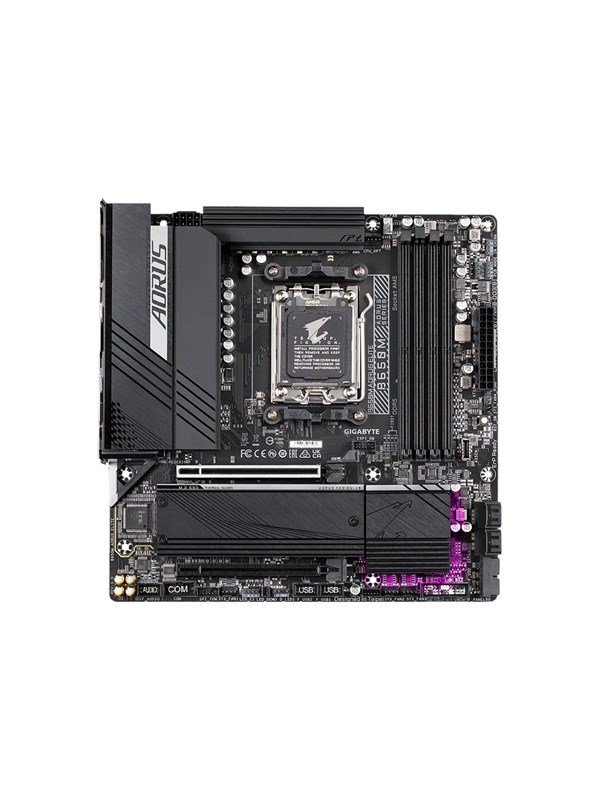 GIGABYTE AORUS B650M ELITE Bundkort - AMD B650 - AMD AM5 socket - DDR5 RAM - ATX Bundkort