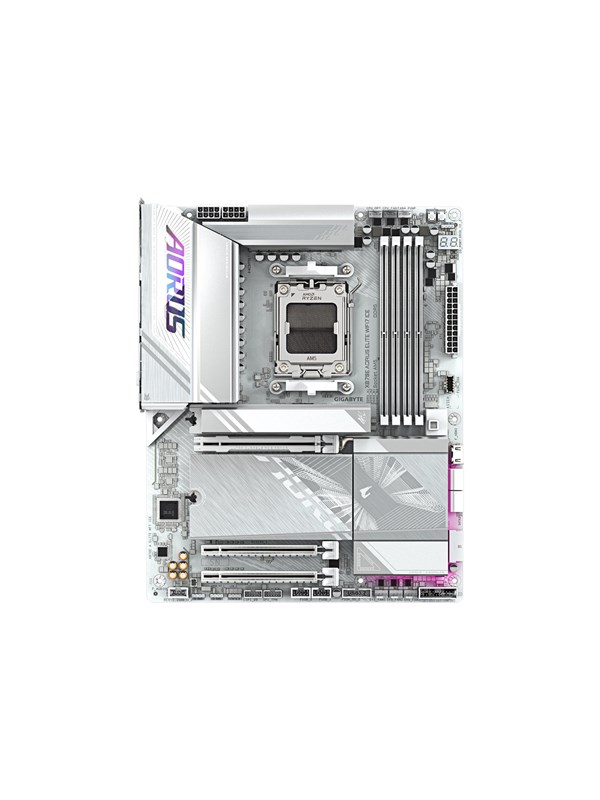 GIGABYTE AORUS X870E ELITE WIFI7 ICE Bundkort - AMD X870E - AMD AM5 socket - DDR5 RAM - ATX Bundkort