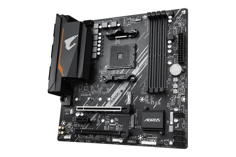 Gigabyte B550M AORUS ELITE - 1.0 - bundkort - micro ATX - Socket AM4 - AMD B550 IT og elektronik > Hardware > Bundkort