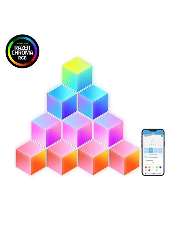 Govee Glide Hexa Pro LED Light Panels 10 Pack Smart Home