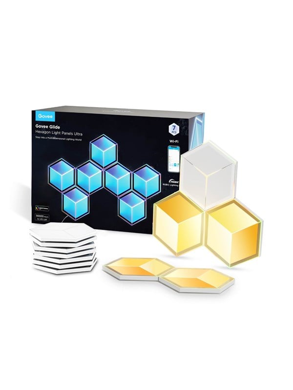 Govee Glide Hexagon Light Panels Ultra 7-Pack Smart Home