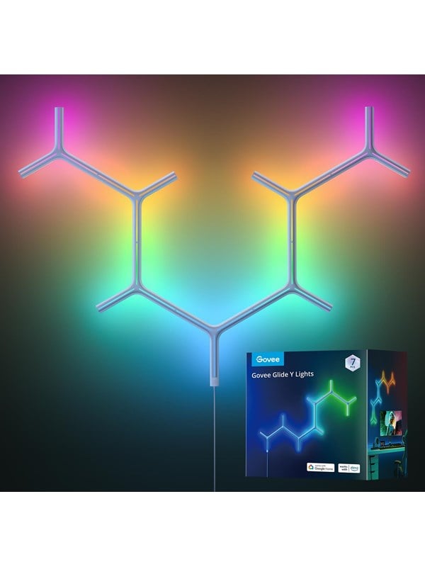 Govee Glide RGBIC Y Lights (7 Pack) Smart Home