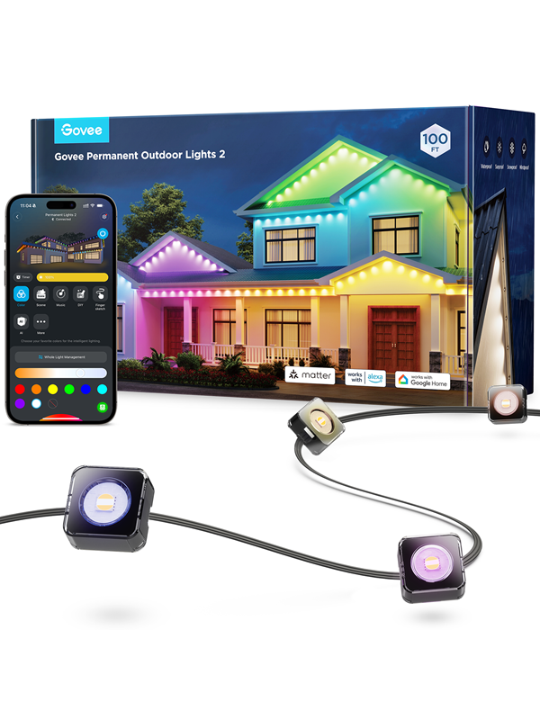 Govee Permanent Outdoor Lights 2 - 30 m Smart Home