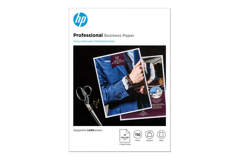 HP Professional - fotopapir - mat - 150 ark - A4 - 200 g/m² IT og elektronik > Scan/Print > Papir til print