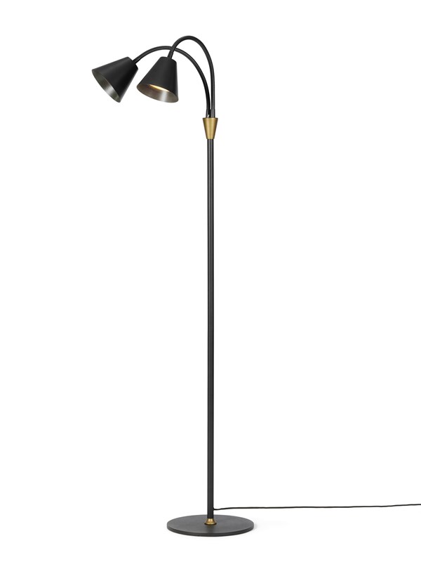 Halo Design Hygge Gulv 2 2L Graphit Sort Lamper