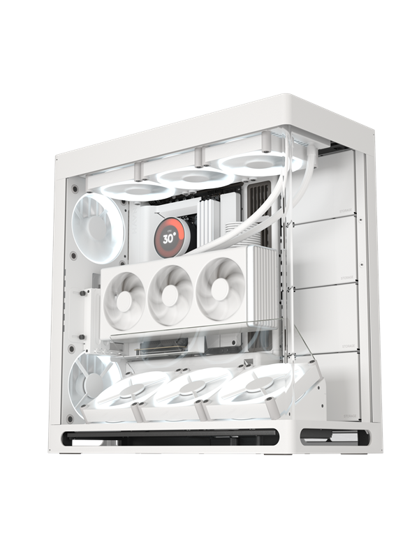 Havn HS 420 VGPU White - Kabinet - Miditower - Hvid Kabinet