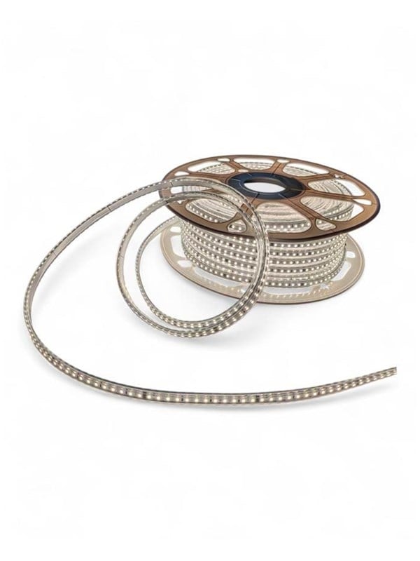 HiluX HighPower SMD LED Strip - 230V - 15W/m - 1000lm/m - 2800K - CRI98 - 50m - IP67 Lamper