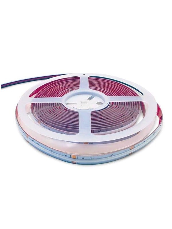 HiluX RGBW COB LED Strips - 24V - 16W - 620lm/m - RGB+3000K - CRI90+ - 5m - IP20 Lamper