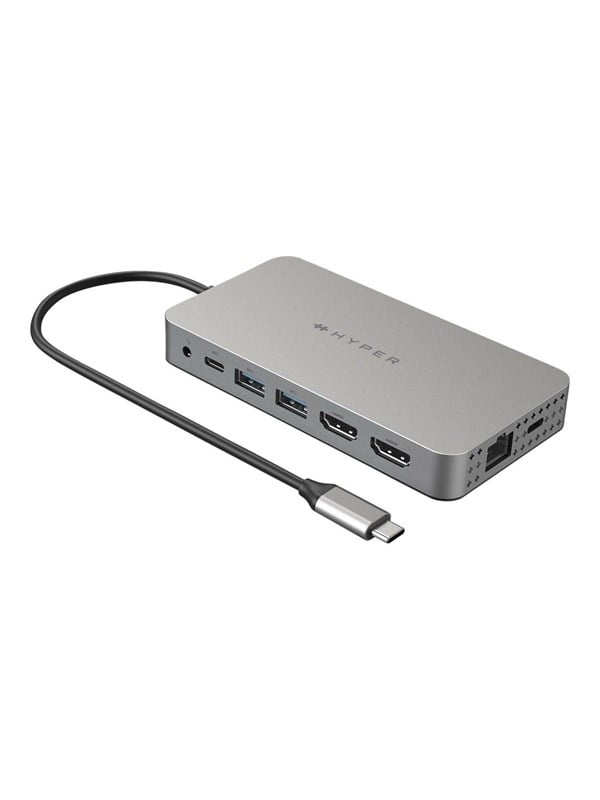 Hyper Drive Dual - 4K HDMI - 10-in-1 USB-C Hub - 100w PD Dockingstation