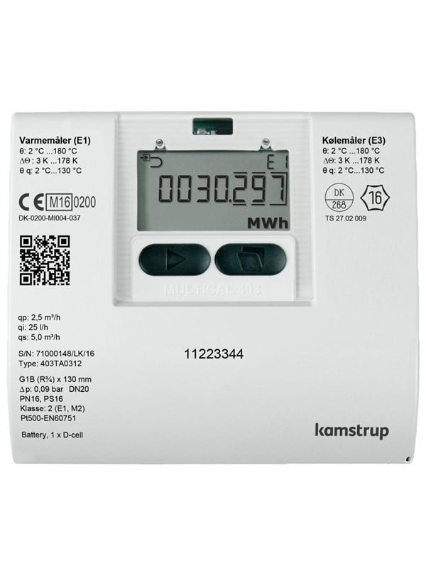 Kamstrup Varmemåler multical®403 1