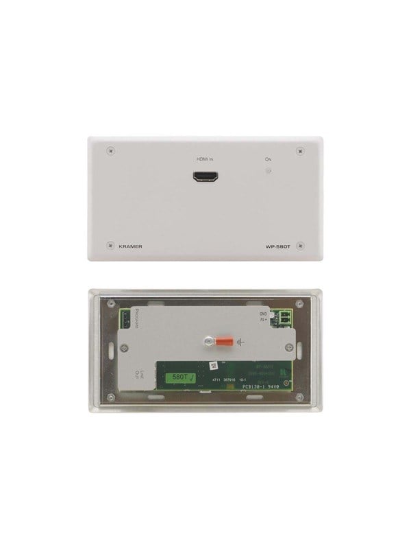 Kramer Electronics Kramer WP-580T Active Wall Plate - HDMI over HDBaseT Twisted Pair Transmitter Repeater Transceiver