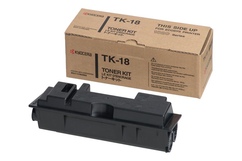 Kyocera TK 18 - sort - original - tonerkit IT og elektronik > Scan/Print > Blæk og toner > Toner og toneropsamlere