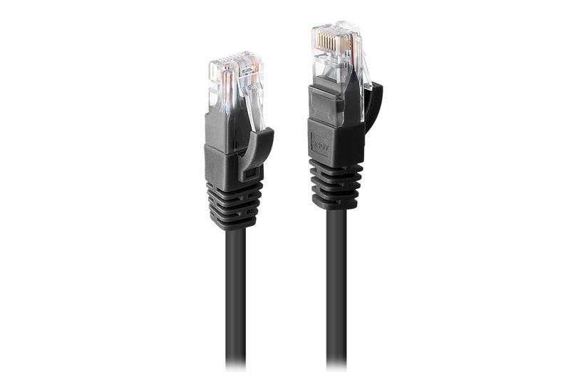 Lindy patchkabel - 1 m - sort IT og elektronik > Netværk > Netværkskabler