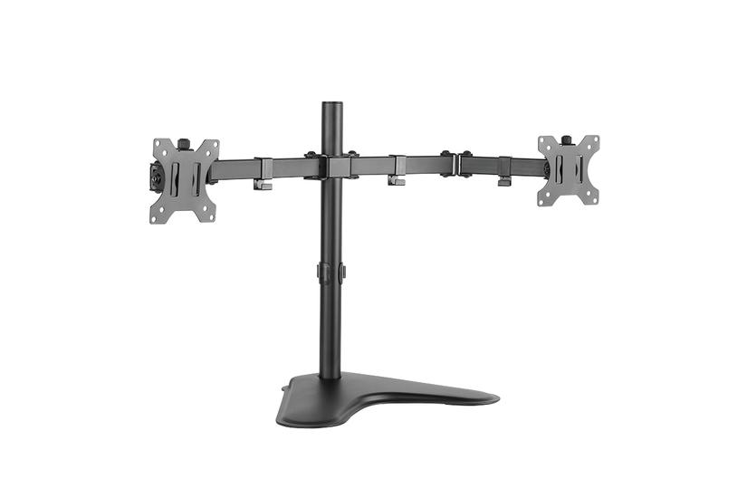 LogiLink Dual Monitor Desk Stand monteringssæt - justerbar arm - for 2 skærme IT og elektronik > Hardware > Skærme > Tilbehør til skærme > Monitor arm