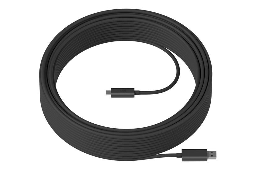 Logitech Strong - USB Type-C kabel - USB Type A til 24 pin USB-C - 25 m IT og elektronik > Hardware > Kabler > USB Kabler