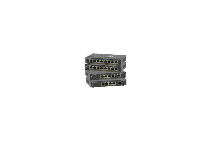 NETGEAR Plus GS308EPP - switch - 8 porte - smart IT og elektronik > Netværk > Hubs og switches