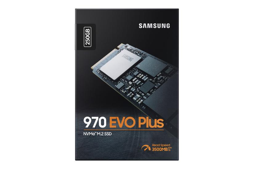 Samsung 970 EVO Plus MZ-V7S250BW - 250GB - PCI Express 3.0 x4 (NVMe) - M.2 Card IT og elektronik > Hardware > Harddiske og SSD'er > SSD (Solid State Drive) > Interne solid state-drev > Samsung intern SSD