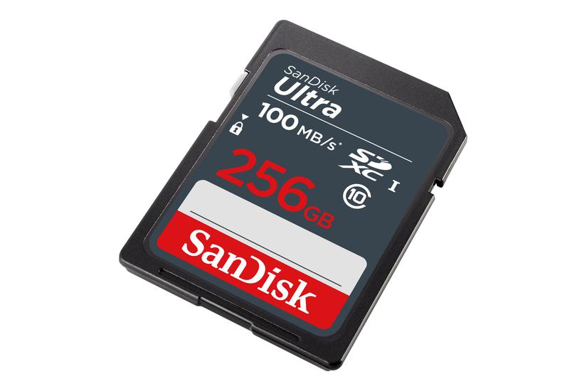 SanDisk Ultra - flashhukommelseskort - 256 GB - SDXC UHS-I IT og elektronik > Hardware > Lagring og backup > Flash Hukommelse > Flash Kort
