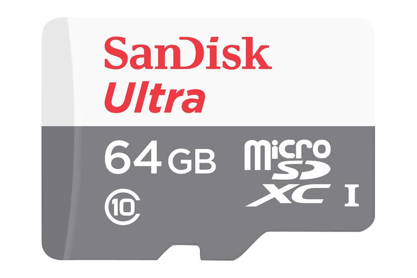 SanDisk Ultra - flashhukommelseskort - 64 GB - microSDXC UHS-I IT og elektronik > Hardware > Lagring og backup > Flash Hukommelse > Flash Kort