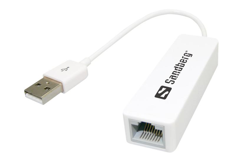 Sandberg USB to Network Converter - netværksadapter - USB 2.0 - 10/100 Ethernet IT og elektronik > Netværk > Netværkskort