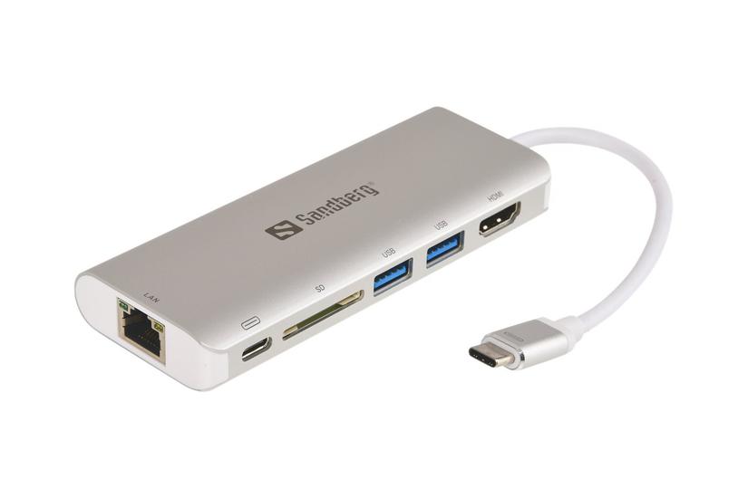 Sandberg - dockingstation - USB - HDMI - 1GbE PC