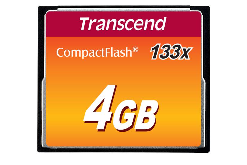 Transcend - flashhukommelseskort - 4 GB - CompactFlash IT og elektronik > Hardware > Lagring og backup > Flash Hukommelse > Flash Kort