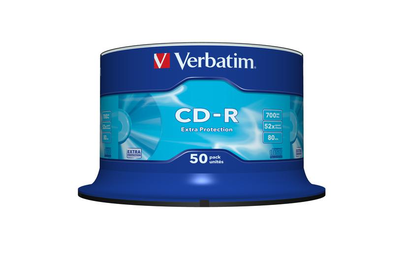 Verbatim - CD-R x 50 - 700 MB - lagringsmedie IT og elektronik > Hardware > Lagring og backup > Lagringsmedier > CD Medier