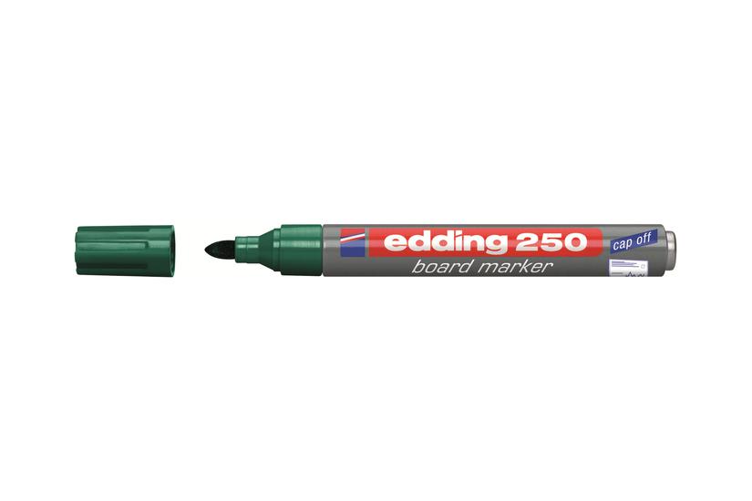 edding 250 board - markør - grøn Kontor > Skriveredskaber > Markører og highlightere > Tørslettemarkere