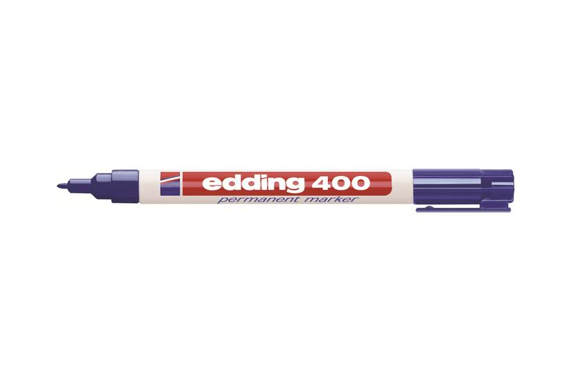edding 400 - markør - blå Kontor > Skriveredskaber > Markører og highlightere > Permanente markere