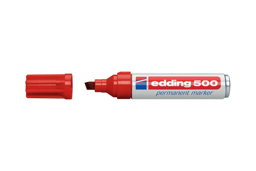 edding 500 - markør - rød Kontor > Skriveredskaber > Markører og highlightere > Permanente markere